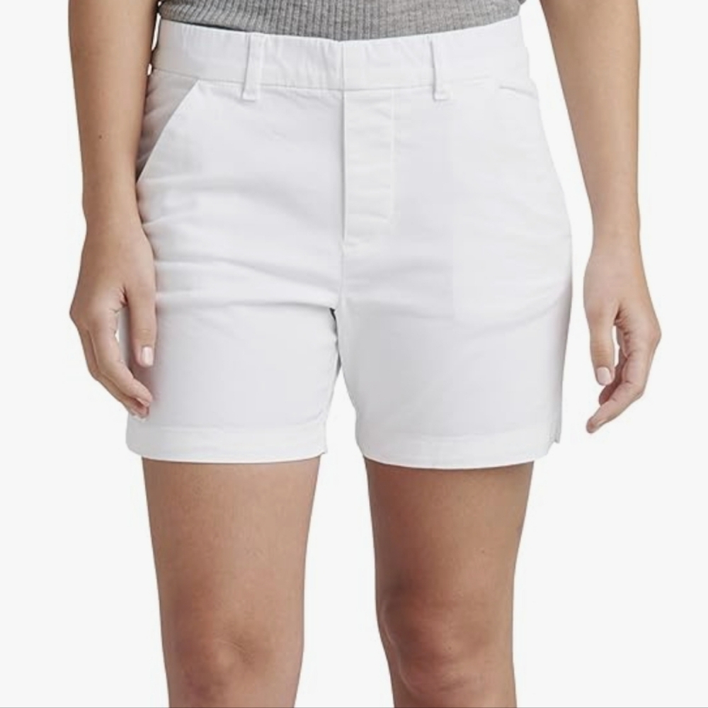 JAG Jeans Maddie 5" White Shorts
